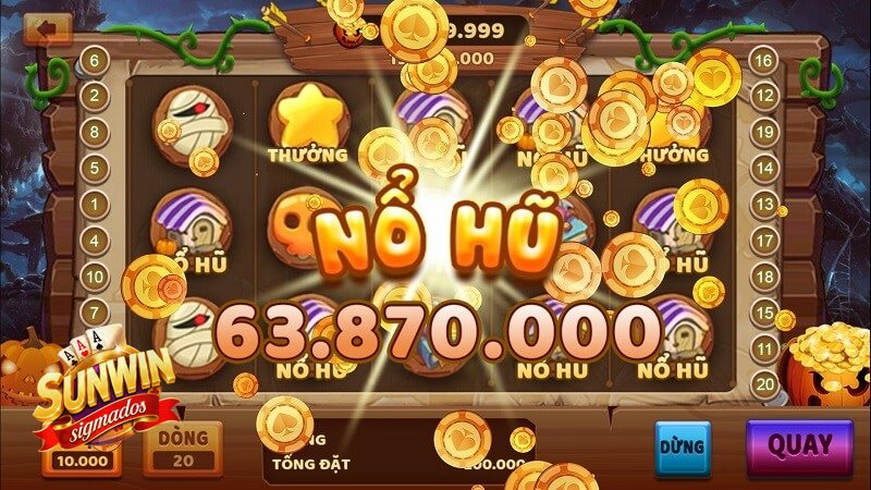 Nổ Hũ Thần Tài - Các nút quan trọng trên giao diện