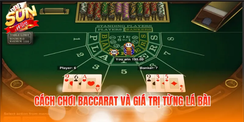 Cách chơi Baccarat và giá trị từng lá bài