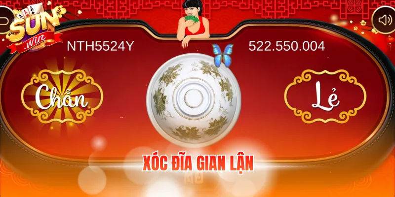 xóc đĩa gian lận
